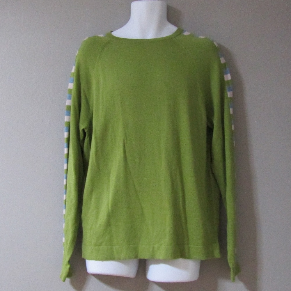 NEW Cullen Merino Wool Cotton Blend Sweater Size L